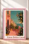 Casa Dolce Casa Written Sea Terrace Framed Painting Italy Poster Living Room Kitchen Wall Decor Itn045 - 3