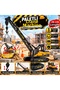 Crawler Toy Crane 26 cm Construction and Engineering Machine Model with Hook and Long Boom - 2