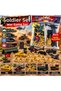 Soldier Set Toy Military Vehicles Tank Helicopter Tower and Soldier Figures Battle Play Set