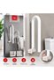 Foldable Wall Mounted Bathroom Toilet Safety Grab Bar 46 cm White Support Bar