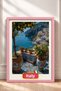Italy Written Tile Flowerpot Terrace Framed Painting Italy Poster Living Room Kitchen Wall Decor Itn072 - 3