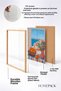 Coastal Town and Oranges from the Window Framed Painting Italy Poster Wall Decor Itn062 - 4