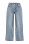 Blue High Waist Cut-Out Wide Leg Jeans Tbbss26Cj00057 - 7