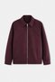 Burgundy Regular Fit Shirt Collar Inside Pocket Formal Men's Jacket Tmnaw27Ce00011