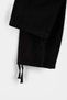 Black Straight Fit Cargo Pocket Elastic Waist Men's Trousers Tmnaw27Pl00019 - 10