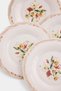 4-Piece Autumn Patterned Porcelain Cake Set Tphaw27Tbk00033 - 3