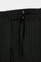 Black Girls' Striped Pants with Belted Waistband and Belt Detail and Pocket Detail TKDAW27PL00014 - 2