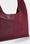 Plum Contrast Oval Women's Maxi Shoulder Bag Takaw26Oc00084 - 4
