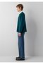 Polo Collar Green Sweatshirt 0S10612-90366 - 4