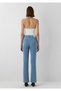 M101437-A7437 Blisslt Brushed Premium Blue High Waist Denim Jean Women's Jeans - 5