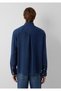Navy Blue Lyocell Shirt Regular Fit / Normal Cut 0212086-85481 - 5