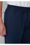 Navy Blue Spandex Jogger Pants 0010597-80872 - 5