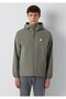 Hooded Spandex Khaki Jacket Regular Fit / Normal Cut 0110902-71484 - 3
