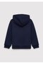 Hooded Navy Blue Sweatshirt 6S10183-84371 - 3
