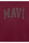 Logo Printed Hooded Claret Red Sweatshirt 6S10143-70394 - 5