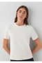 Ecru Basic T-Shirt Slim Fit / Narrow Cut 1614219-82127 - 2