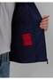 Water Repellent Hooded Navy Blue Coat 0110851-70487 - 8