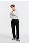 Black Spandex Jogger Pants 0010597-71379 - 2
