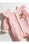 Baby Girl Jumpsuit with Cherry Booties - 2