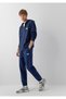 Printed Navy Blue Sweatpants 0010640-70497 - 2