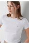 Logo Printed Gray Crop T-Shirt Crop / Short Cut 1613848-85438