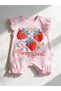 Strawberry Baby Girl Rompers