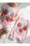 Strawberry Baby Girl Rompers - 3