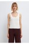 Modal Blend Ecru Athlete Fitted / Body-Fitting Cut 1613827-70057 - 3