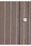 Striped Brown Shirt Regular Fit / Normal Cut 0211998-91553 - 7