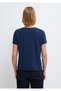 V-Neck Navy Blue Basic T-Shirt Slim Fit / Narrow Fit 1614176-70497 - 6