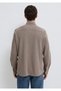 Striped Brown Shirt Regular Fit / Normal Cut 0211998-91553 - 5