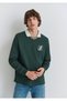 M Logo Polo Neck Green Interlock Sweatshirt 0S10487-71539 - 2