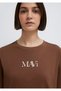 Logo Printed Brown T-Shirt Regular Fit / Normal Cut 1611594-70243 - 6