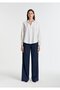 Embroidery Detailed White Shirt Regular Fit / Normal Cut 1211380-70057 - 5