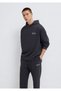 Jeans Embroidered Hooded Anthracite Sweatshirt 0S10545-70087 - 3