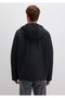 Water Repellent K Hooded Black Jacket Regular Fit / Normal Cut 0110348-900 - 4