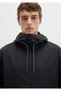 Hooded Black Coat 0110641-71379 - 8