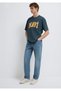 Logo Printed Green T-Shirt Loose Fit / Loose Relaxed Fit 0611711 -71598 - 2