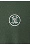 Seal Logo Embroidered Green T-Shirt Loose Fit / Loose Relaxed Fit067074-81570 - 7