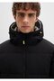 Hooded Black Puffer Jacket 0110211 -900 - 5