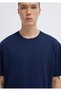 Navy Basic T-Shirt Loose Fit / Loose Relaxed Fit 066249 -70497 - 6