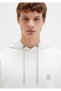 Logo Embroidered Hooded White Sweatshirt 065809-34519 - 6
