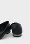 Krissie Pointed Toe Short Heeled Women's Ballerinas with Metal Accessories - 3