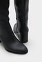 Cathrine Oval-Toe Side-Zip Closure Heeled Women's Boots - 7