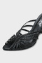 Lacie Knitted Medium Heeled Stylish Women's Shoes Slipper - 3