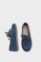 Vicki Genuine Leather Suede Lace-Up Beaded Comfort Women's Loafer Boat Shoes - 5