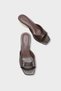 Pauly Metal Heeled Stylish Women's Shoes Slipper - 6