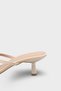 Rebekah Satin Mid-Heeled Blunt Toe Women's Shoes Slipper - 2
