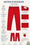 April 23, May 19, August 30 Show Unisex Fit Red Pants with Internal Adjustable Elastic