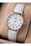 Numeral Leather Strap Women's Retro Wristwatch